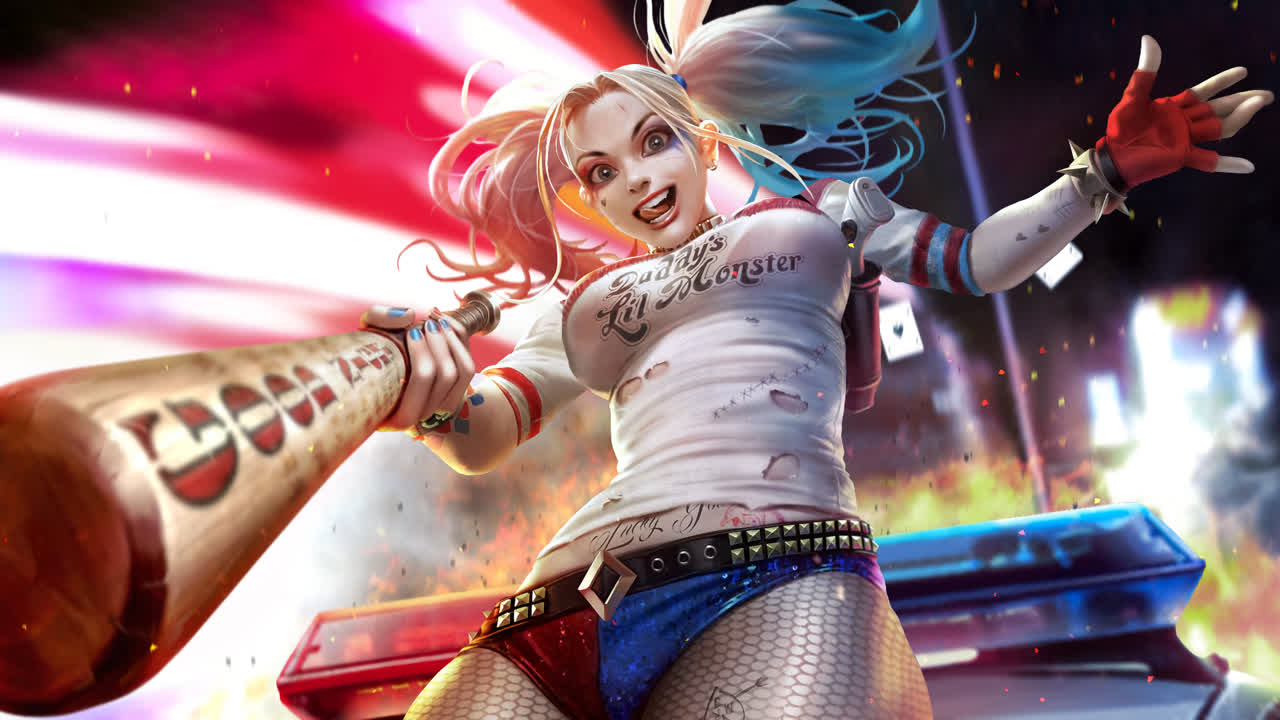 Harely Quinn︱Lil Monster [4K]/哈莉・奎茵︱小怪兽 [4K]