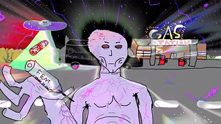 Fent alien deep fried wallpaper (im sorry)/芬特外星人油炸壁纸（抱歉）