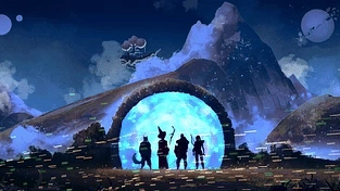 理查德・莱的《传送门》[4K 分辨率 21:9 画幅] [时间循环] 动态壁纸 | 作者：Asuki