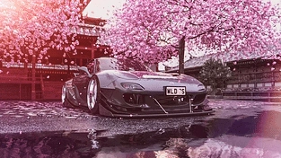 马自达RX-7 动态壁纸 | 作者：Syxapuk
