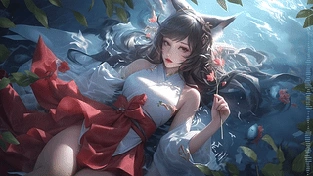 阿狸 动态壁纸 | 作者：｡✧MamiXayah✧｡