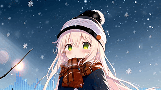 『❄动漫雪花女孩❄』【4K】