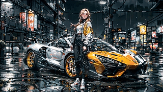 3077—赛博涩谷灯光