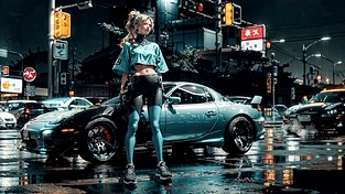 马自达RX-7FD3STypeRS(1998)_sync 动态壁纸 | 作者：Ado