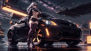 赛博朋克3077_sync 动态壁纸 | 作者：Ado