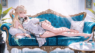 卧室长腿美少女-琳奈