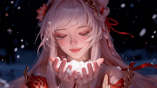 捧雪女孩阿离