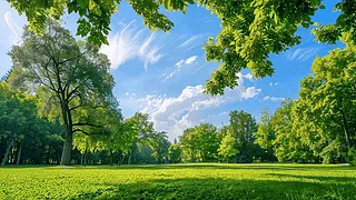 护眼草地栖光