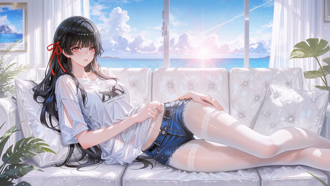 白丝少女千咲
