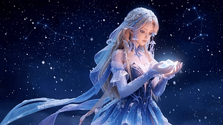 星夜捧雪女孩王昭君