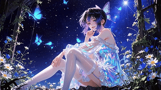 星空白丝美女蝴蝶忍