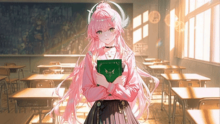 粉色高马尾小爱同学