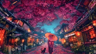 樱花祭 ( 轻微视差 ) ║ 原作：Yuumei ║ 动态壁纸 | 作者：V i w w e