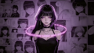 紫调漫境动漫女孩