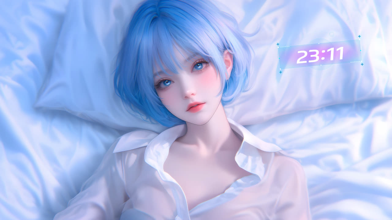 纯欲系甜美短发女孩