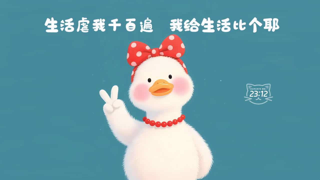 生活虐我千百遍，我给生活比个耶
