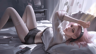 居家少女春野樱
