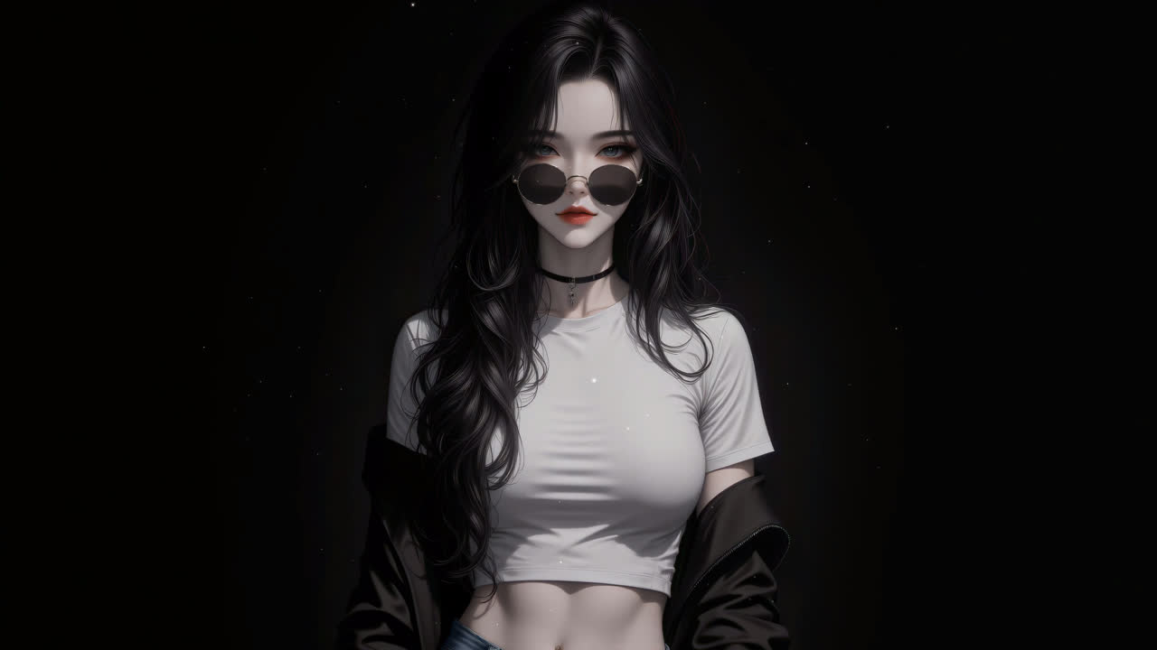暗黑长发御姐