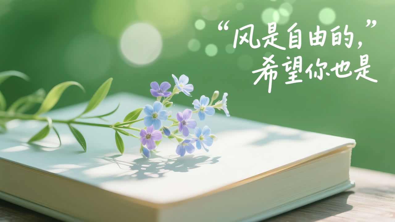 风是自由的希望你也是