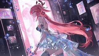 炫彩街角少女