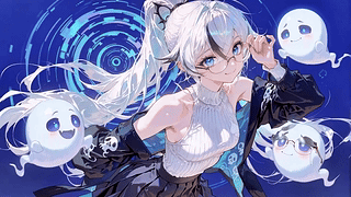 高马尾幽灵长发萝莉
