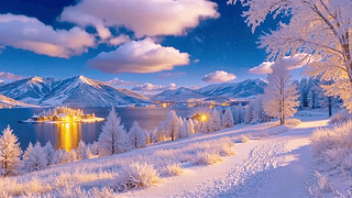 雪湖暖屋