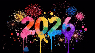 新年炫彩烟火2026