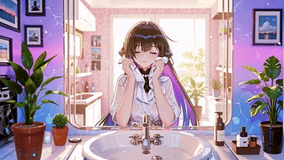 浴室少女大丽花