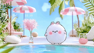 欢乐泳池团子