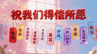 祝我们得偿所愿