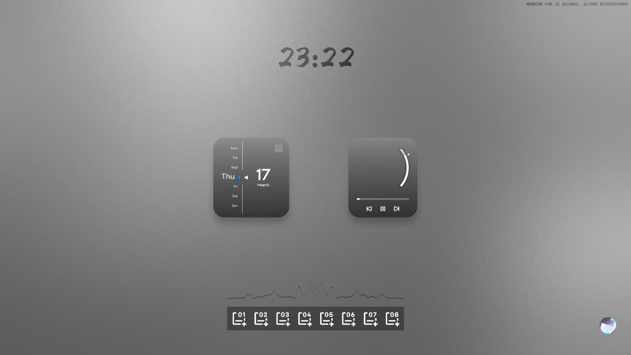 麻匪 Dock2 多组件交互壁纸 Component module