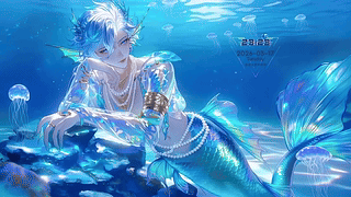唯美海底人鱼王子