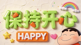 保持开心