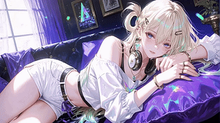 紫色卧室琳奈