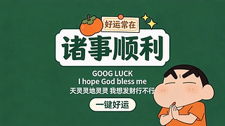 诸事顺利一键好运