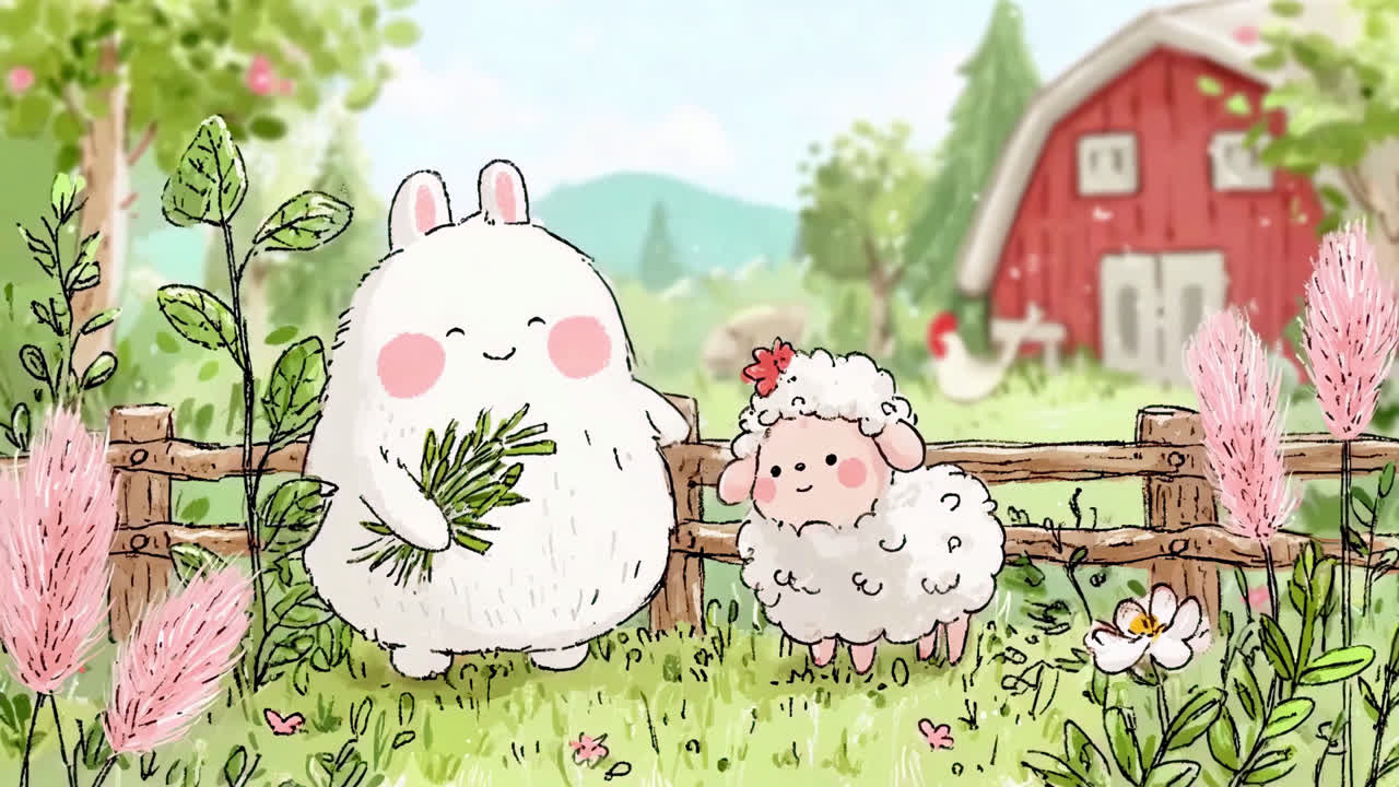 小团子和可爱羊
