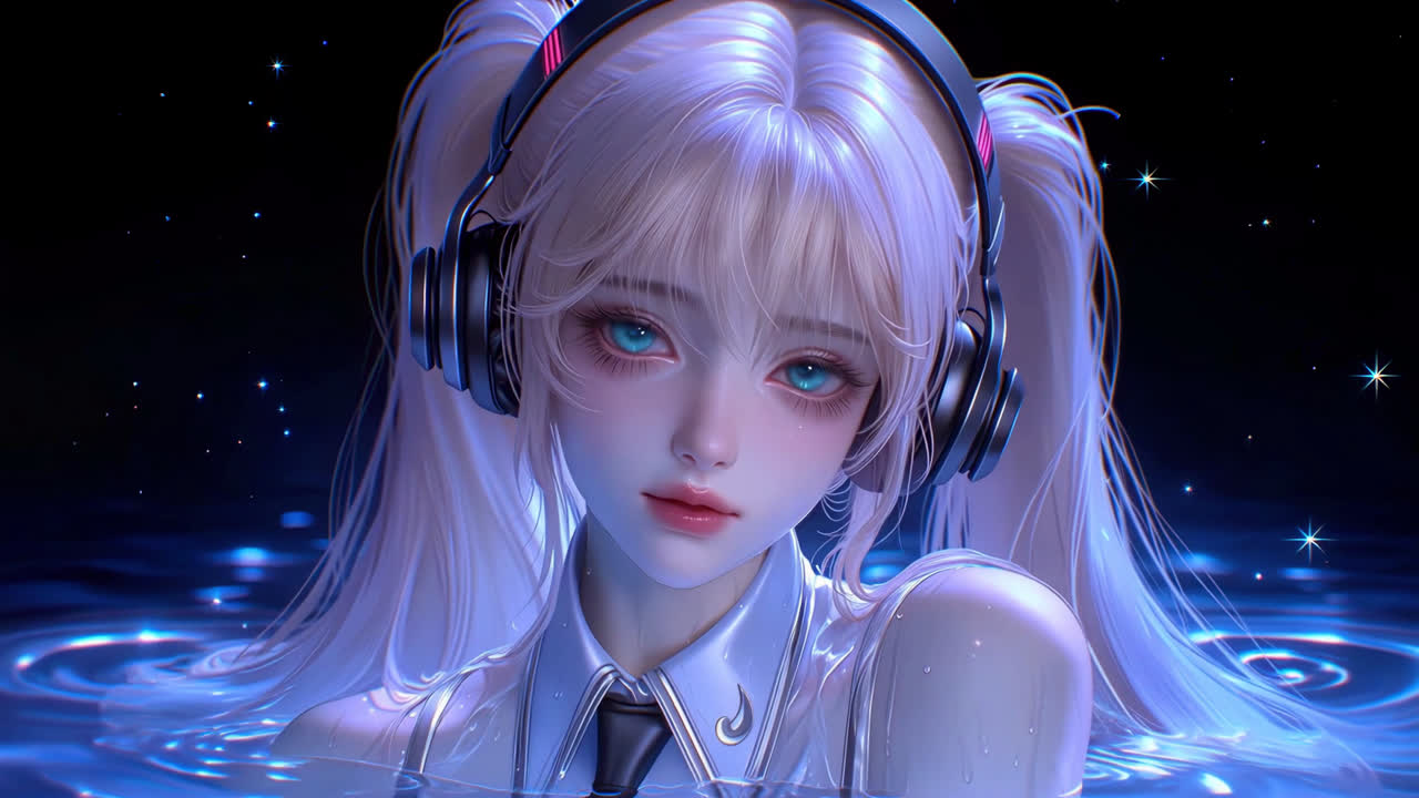 水中女孩miku