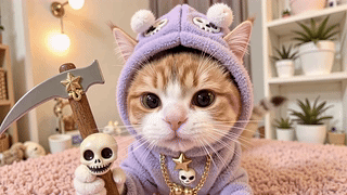 萌宠恶魔小猫