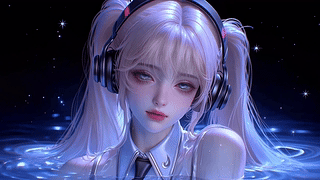 水中女孩miku
