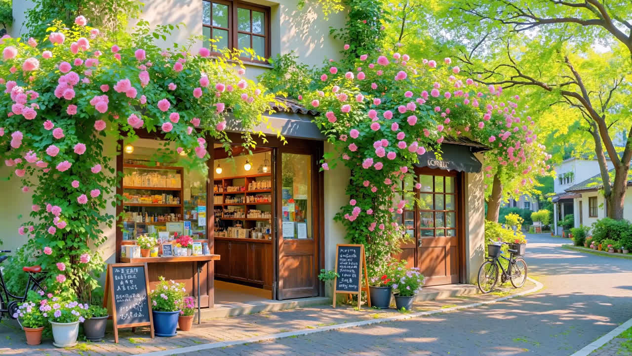 唯美街角商店