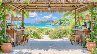 海景沙滩咖啡店