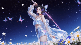 星空炫彩蝴蝶忍