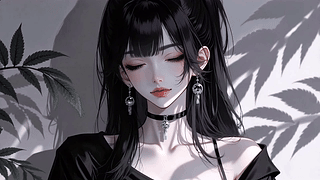 暗调漫影女神
