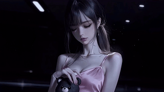 柔粉暗夜
