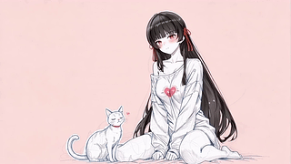 少女与猫的小确幸-千咲