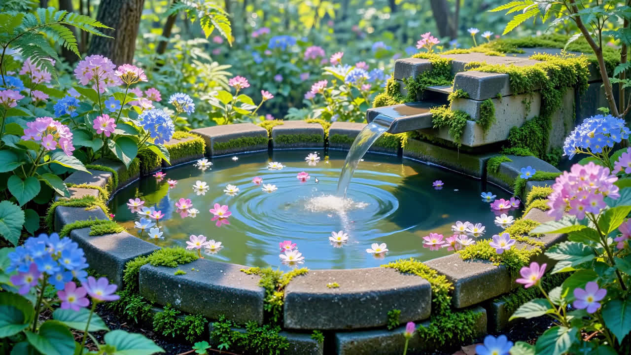 林间治愈夏日小池