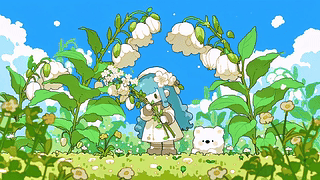 少女小熊的铃兰春日童话