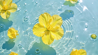 清凉感清透柠檬小黄花