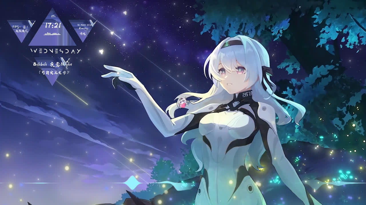 【4k 高度自定义 双模式】流萤 萤之梦——夜莺Night【崩坏星穹铁道】