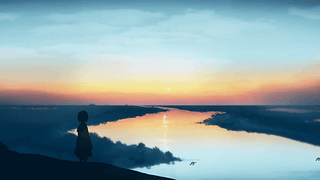 落日孤影 [4k]/Lonely Sunset [4k]